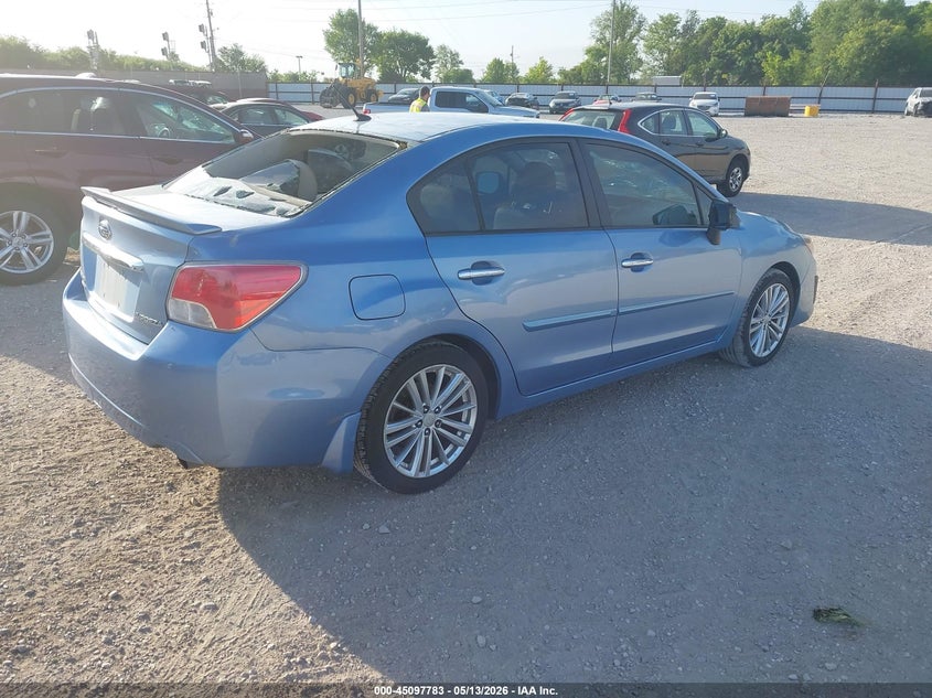 Vin: jf1gjag69ch021260, lot: 45595350, subaru impreza 2.0i limited 20124
