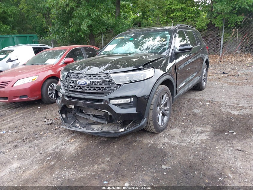Vin: 1fmsk7dh2ngb42128, lot: 45595375, ford explorer xlt 20222
