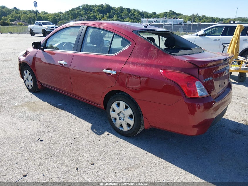 Vin: 3n1cn7ap7fl904798, lot: 45595455, nissan versa 1.6 sv 20153