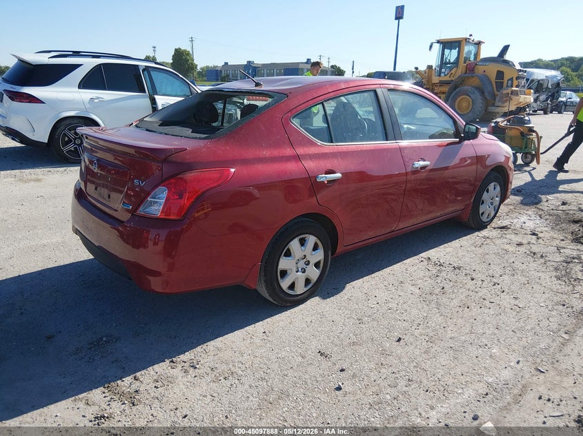Vin: 3n1cn7ap7fl904798, lot: 45595455, nissan versa 1.6 sv 20154