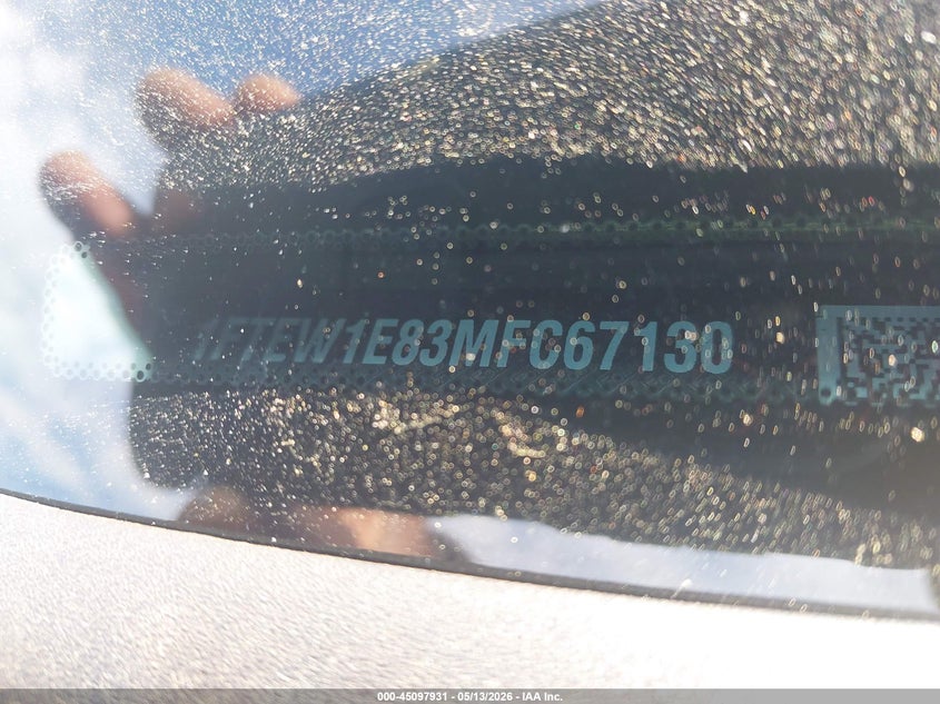 VIN 1FTEW1E83MFC67130 2021 FORD F-150 TREMOR