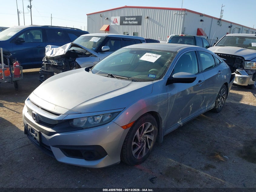 2018 Honda Civic Ex 19XFC2F86JE044054 photo 1