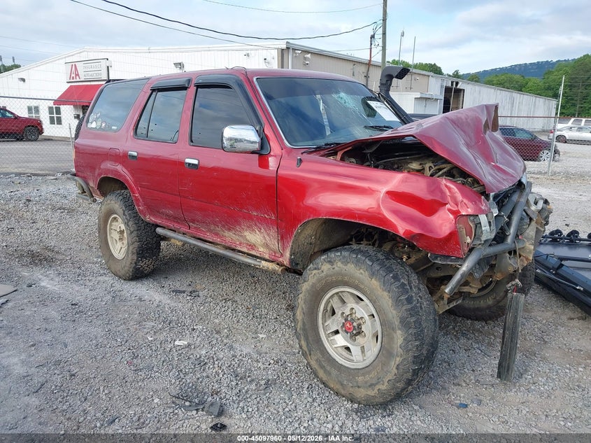 TOYOTA 4RUNNER 1993 VIN JT3VN39WXP0095360