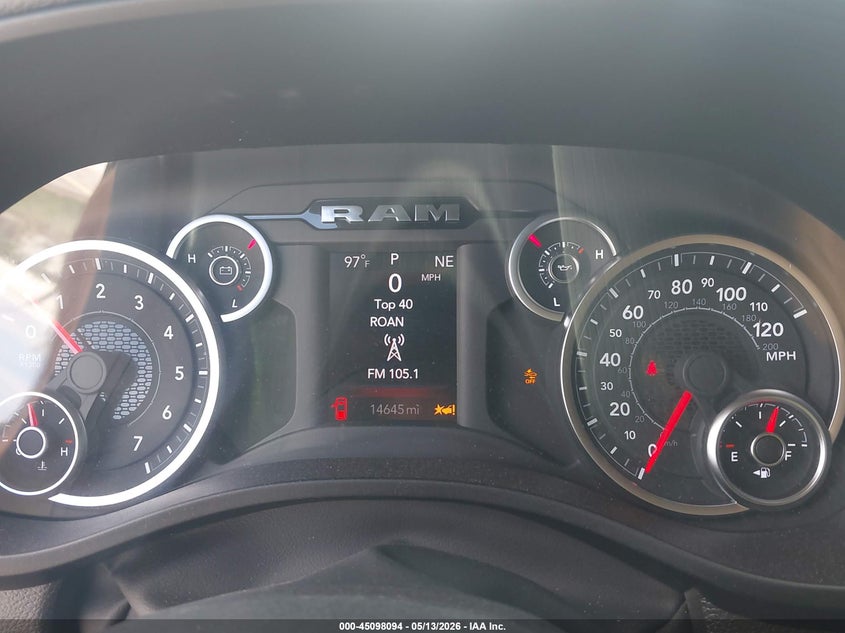 2025 RAM 1500 TRUCK 3.6L V-6 DOHC, VVT, 305HP