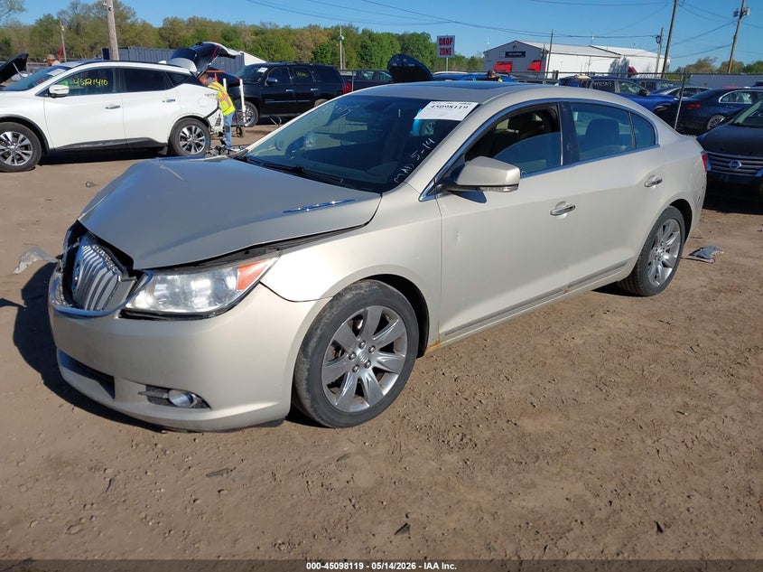 Vin: 1g4gc5e37cf187370, lot: 45595686, buick lacrosse leather group 20122