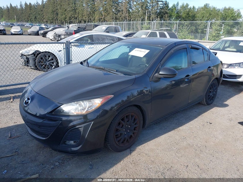 Vin: jm1bl1ug9b1474586, lot: 45595718, mazda mazda3 i sport 20112