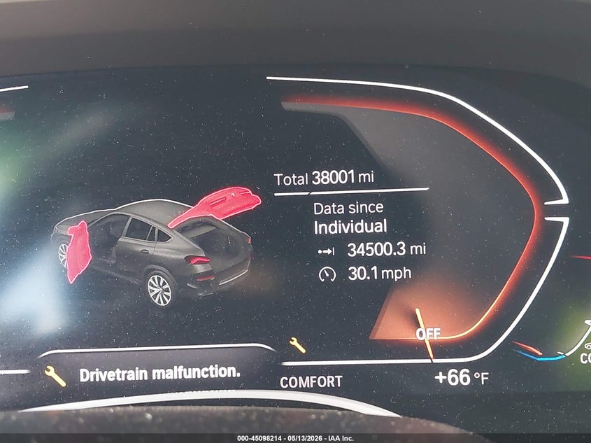2021 BMW X6 xDrive40I VIN: 5UXCY6C06M9D75088 Lot: 45098214