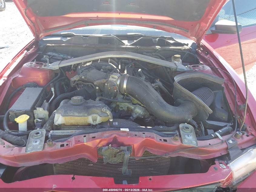 2012 Ford Mustang 3.7 V6 Premium red Lot 111045098270 Vin 1ZVBP8EM3C5222020