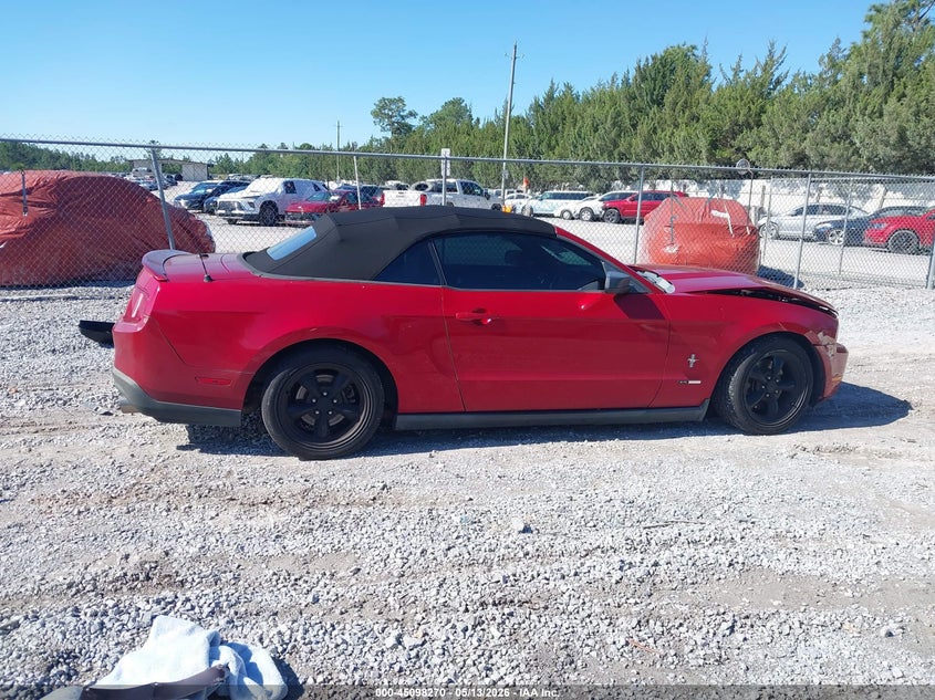 2012 Ford Mustang 3.7 V6 Premium red Lot 111045098270 Vin 1ZVBP8EM3C5222020