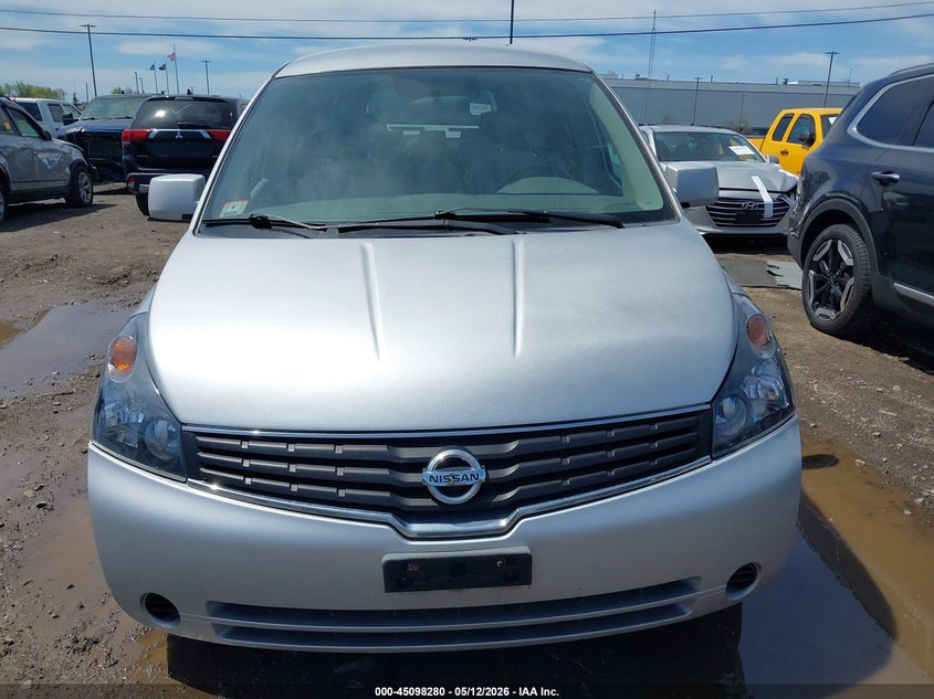 2008 Nissan Quest 3.5 VIN: 5N1BV28U48N122657 Lot: 45098280