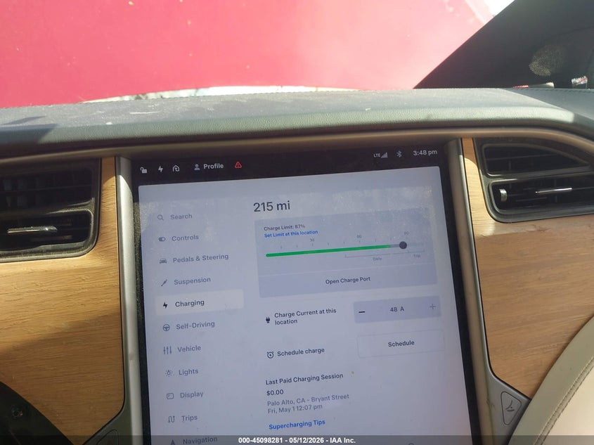 2020 Tesla Model X Performance Dual Motor All-Wheel Drive VIN: 5YJXCAE47LF240434 Lot: 45098281