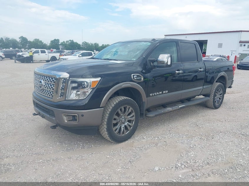 2018 Nissan Titan Xd Platinum Reserve Diesel 1N6BA1F43JN521169 photo 1