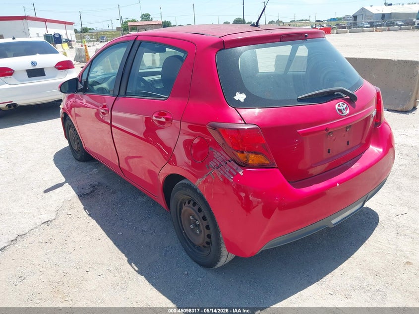 Vin: vnkktud35ga069029, lot: 45595883, toyota yaris l 20163