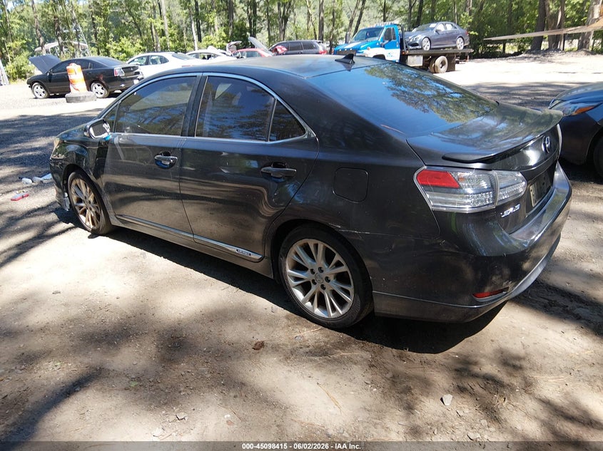 Vin: jthbb1ba7a2014609, lot: 45595976, lexus hs 250h premium 20103