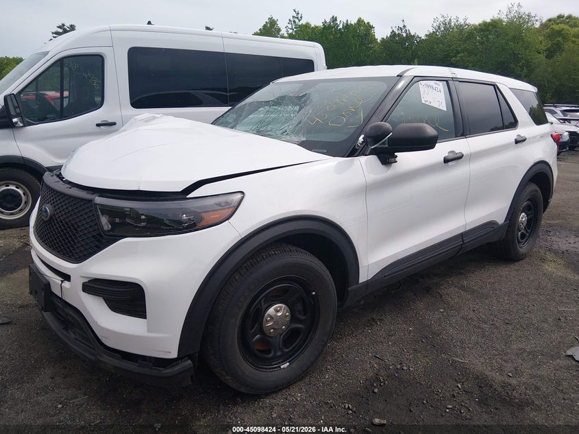Vin: 1fm5k8ab3mga41939, lot: 45595985, ford police interceptor utility 20212