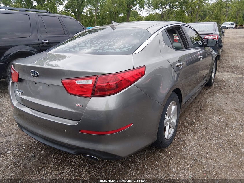 Vin: 5xxgm4a7xfg481064, lot: 45595990, kia optima lx 20154