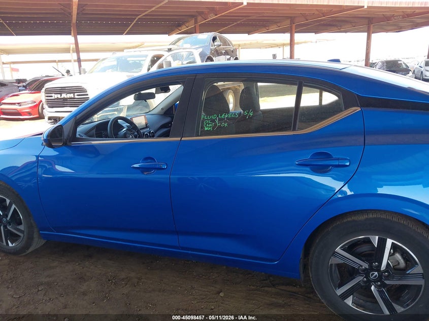 VIN 3N1AB8CV3SY313494 2025 NISSAN SENTRA SV