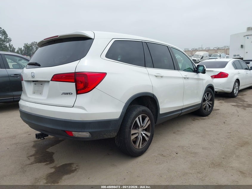 Vin: 5fnyf6h32jb036004, lot: 45596036, honda pilot ex 20184