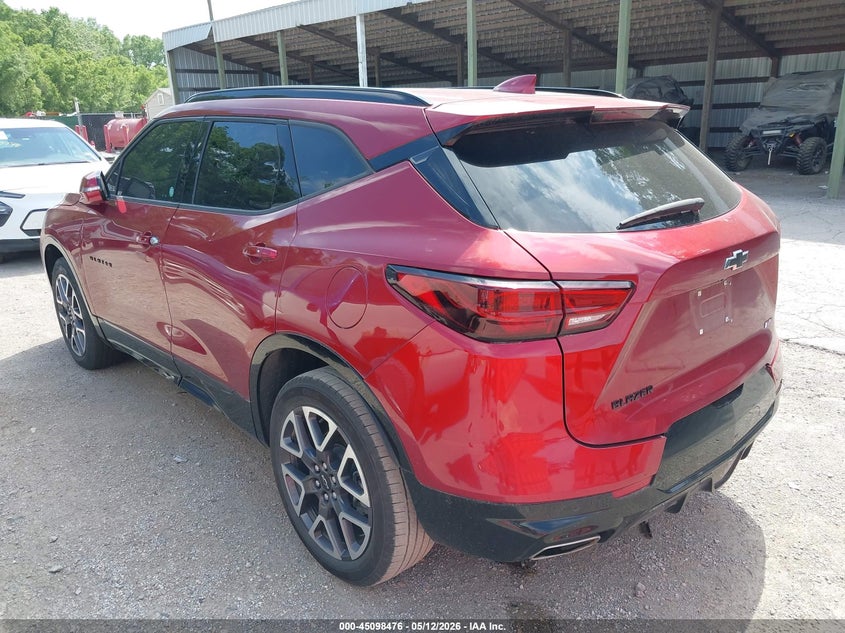 VIN 3GNKBERSXSS204487 2025 CHEVROLET BLAZER FWD RS
