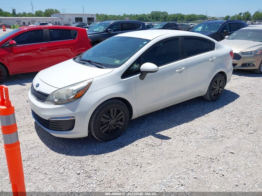 Vin: knadm4a32h6050328, lot: 45596077, kia rio lx 20172