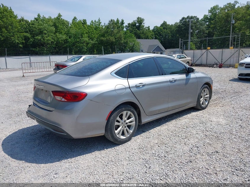 Vin: 1c3cccab5gn128466, lot: 45596107, chrysler 200 limited 20164