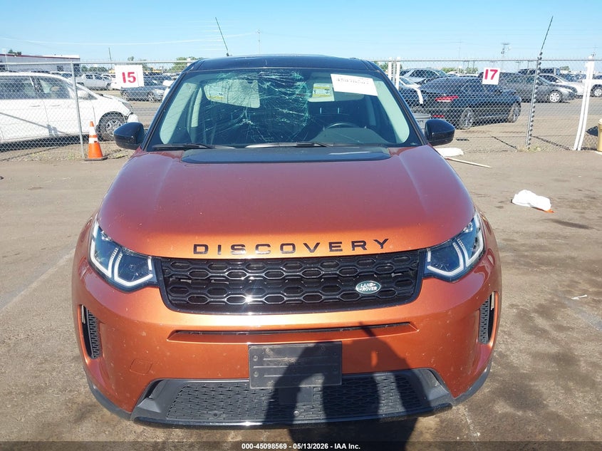 2021 Land Rover Discovery Sport S VIN: SALCJ2FX5MH890134 Lot: 45098569