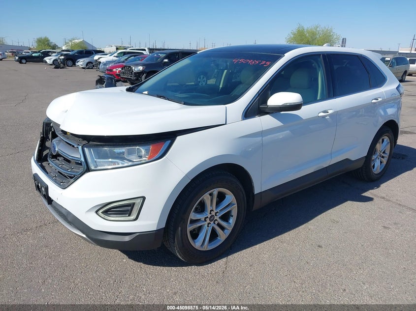 Vin: 2fmpk3j88gbb31602, lot: 45596139, ford edge sel 20162