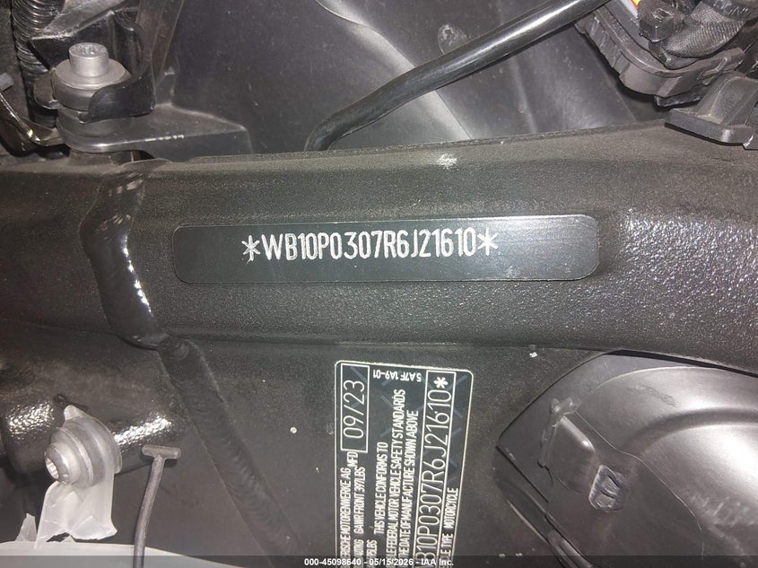 2024 BMW M 1000 Rr VIN: WB10P0307R6J21610 Lot: 45098640