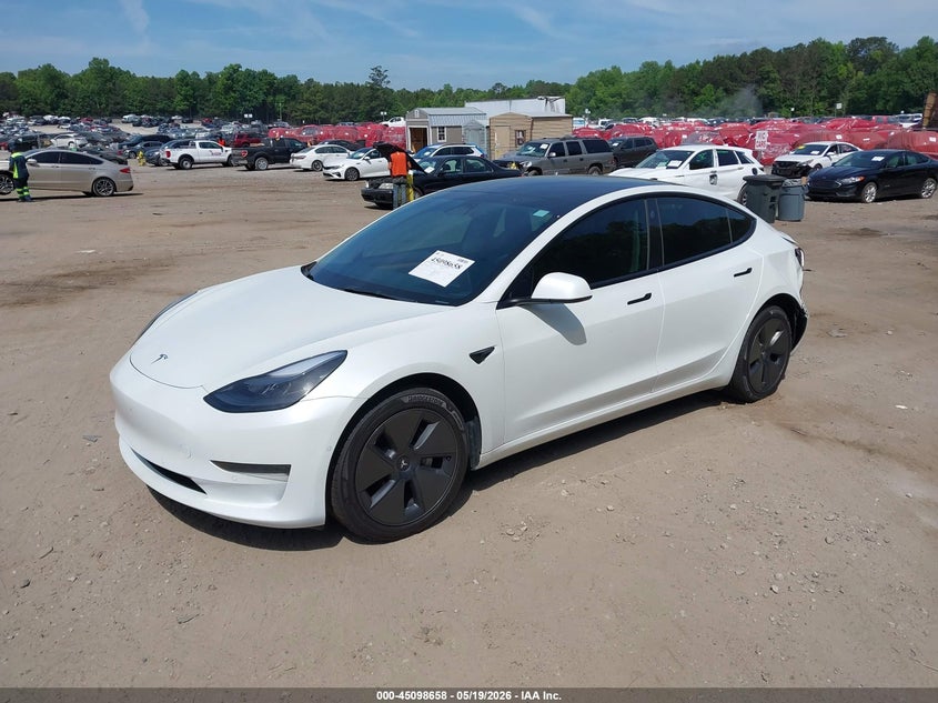 Vin: 5yj3e1ea7nf331771, lot: 45596224, tesla model 3 rear-wheel drive 20222
