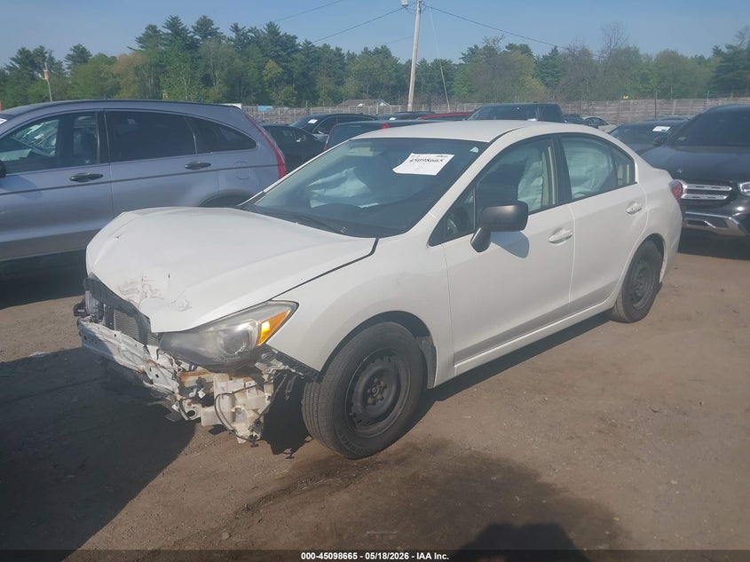 Vin: jf1gjaa68eh010536, lot: 45596231, subaru impreza 2.0i 20142