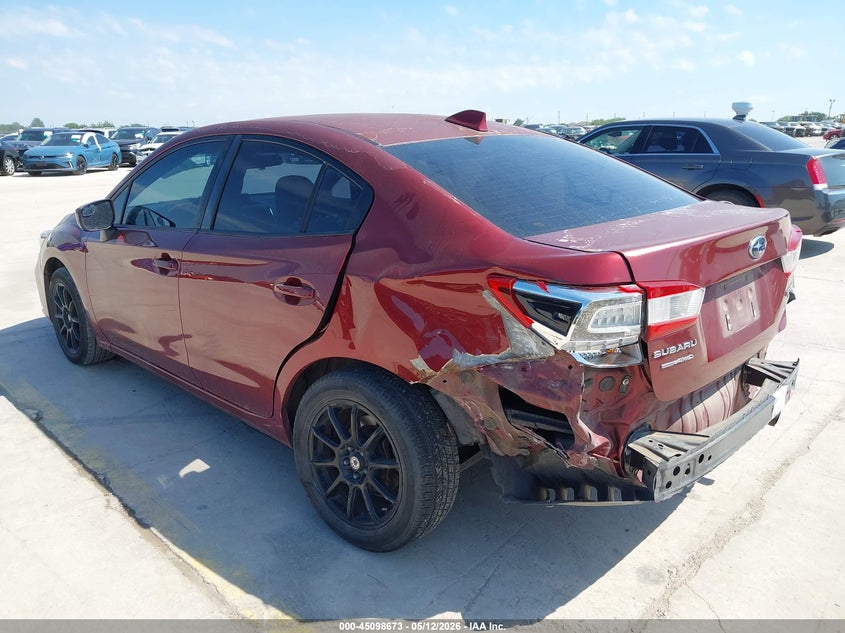 Vin: 4s3gkab6xh3618081, lot: 45596237, subaru impreza 2.0i premium 20173