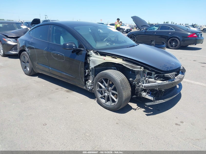 Vin: 5yj3e1ebxpf711358, lot: 45596242, tesla model 3 long range dual motor all-wheel drive 2023 img_1