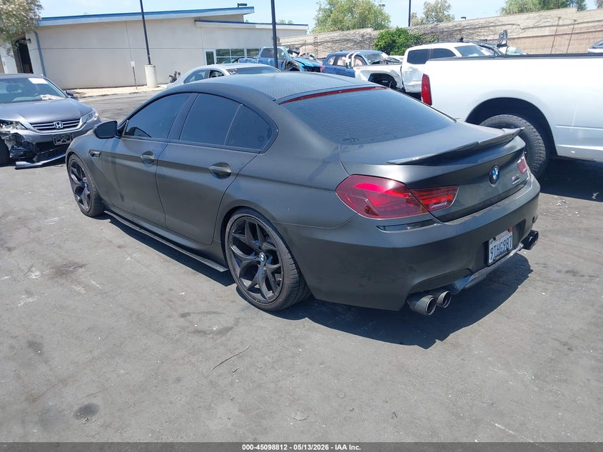 Vin: wbs6e9c51hg437329, lot: 45596378, bmw m6 gran coupe 20173