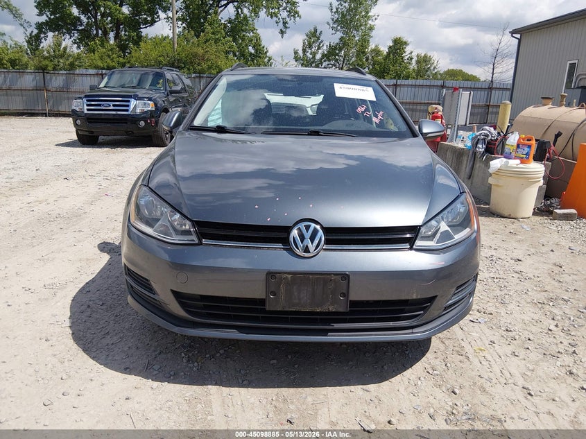 2017 Volkswagen Golf Sportwagen Tsi S VIN: 3VW017AU4HM538116 Lot: 45098885