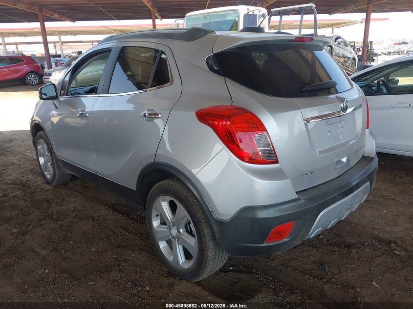 Vin: kl4cjasbxfb259620, lot: 45596458, buick encore 20153