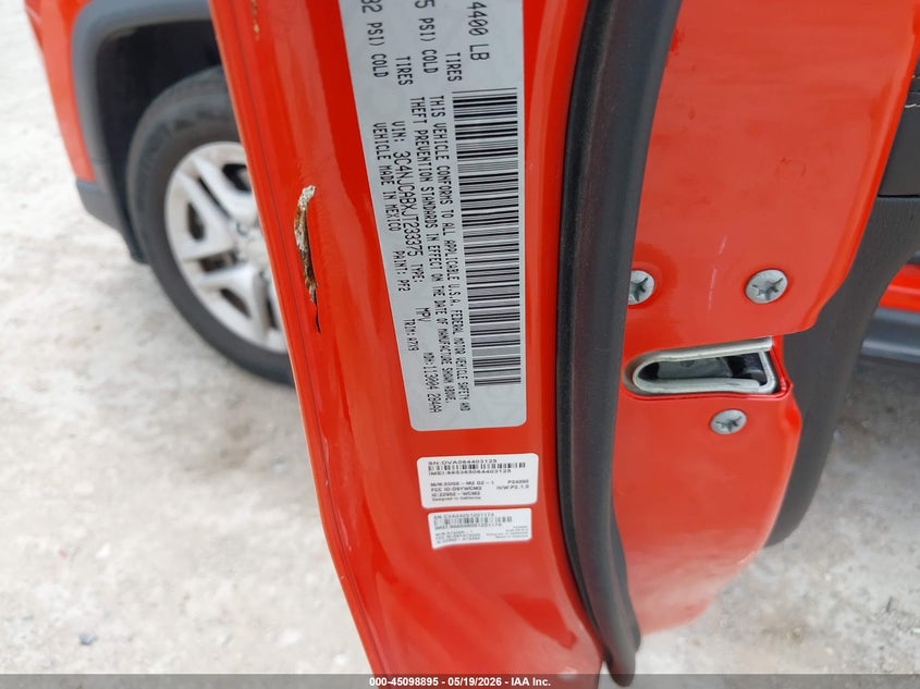 2018 JEEP COMPASS SPORT UTILITY VEHICLE 2.4L I-4 VVT, 180HP
