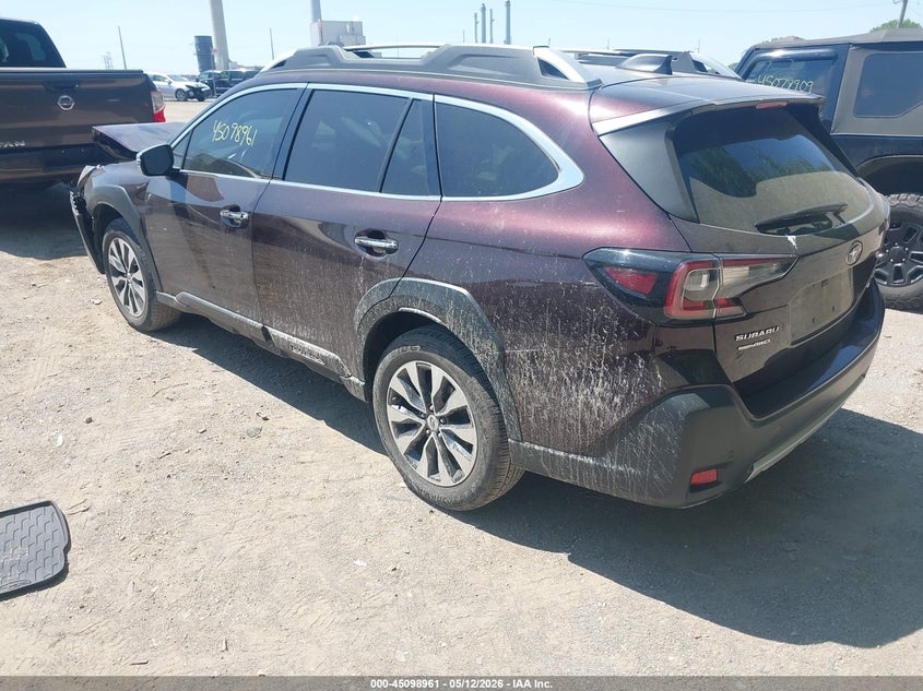 Vin: 4s4btgpd2p3187876, lot: 45596527, subaru outback touring xt 20233