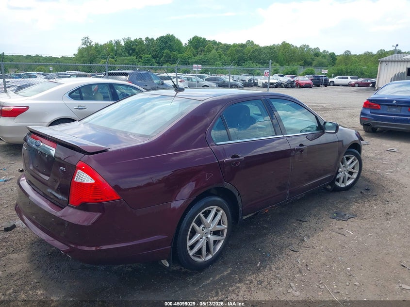 Vin: 3fahp0ja4cr352904, lot: 45596596, ford fusion sel 20124