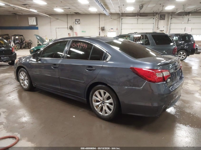 Vin: 4s3bnac6xg3041437, lot: 45596660, subaru legacy 2.5i premium 20163