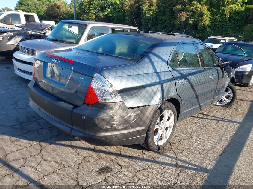 Vin: 3fahp0ha7cr151956, lot: 45596689, ford fusion se 20124