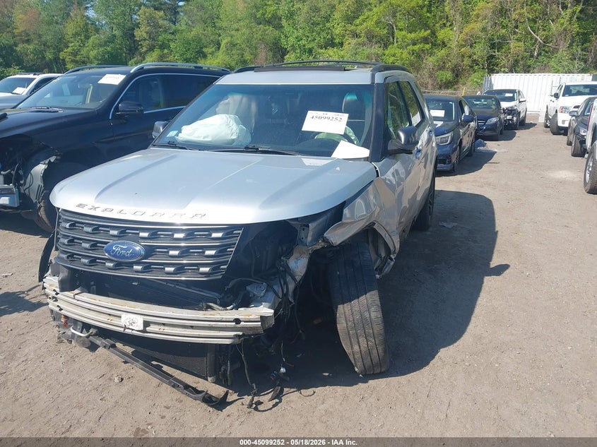 Vin: 1fm5k8d80hga72314, lot: 45596819, ford explorer xlt 20172