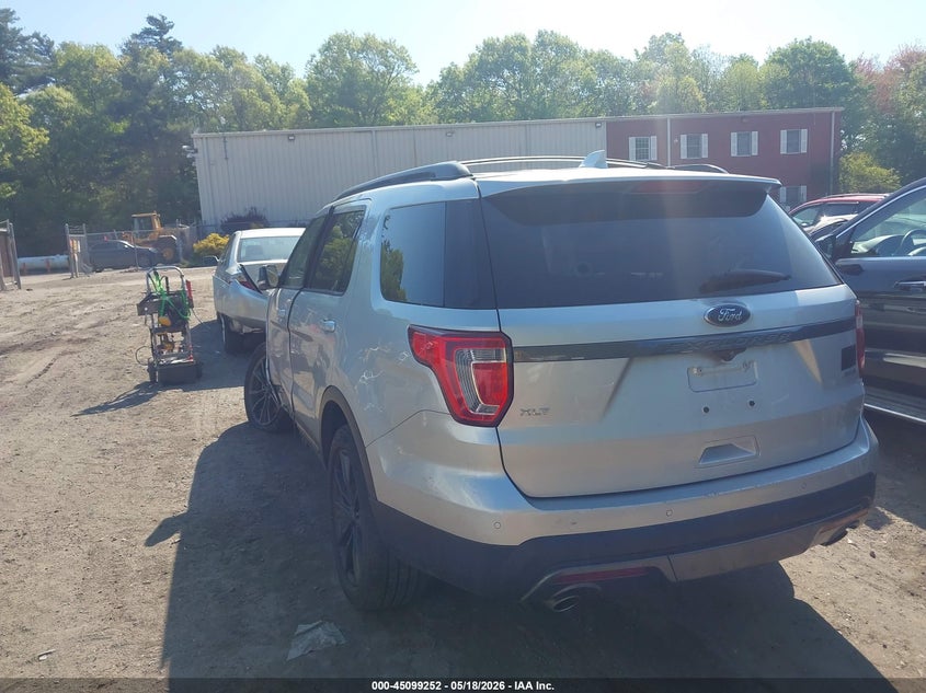 Vin: 1fm5k8d80hga72314, lot: 45596819, ford explorer xlt 20173