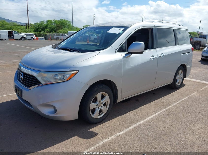 Vin: jn8ae2kp0c9049859, lot: 45596825, nissan quest sv 20122