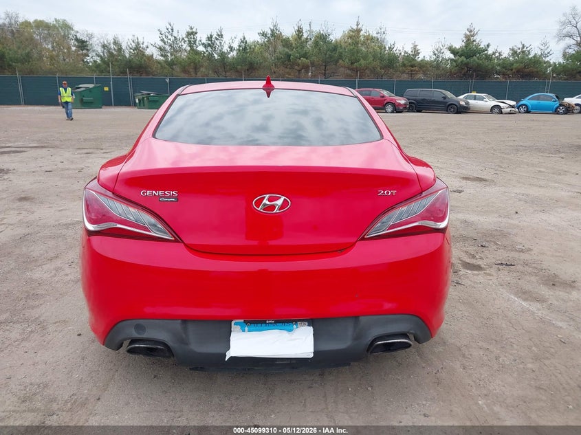 2013 Hyundai Genesis 2.0T VIN: KMHHT6KD4DU091975 Lot: 45099310