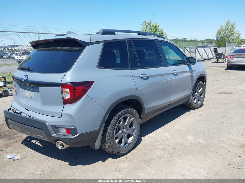 Vin: 5fnyf8h60sb009682, lot: 45596969, honda passport awd trailsport 20254