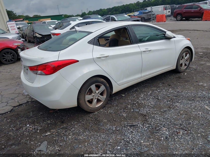 2012 HYUNDAI ELANTRA auction photo 4