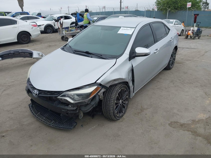 2015 TOYOTA COROLLA SEDAN 1.8L I-4 DOHC, VVT, 132HP