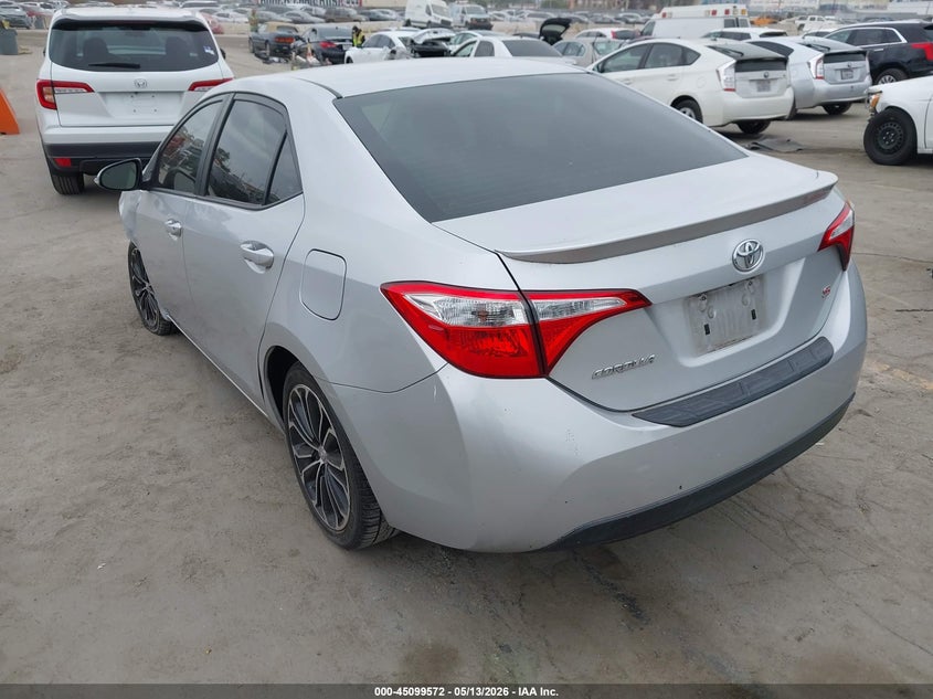 2015 TOYOTA COROLLA SEDAN 1.8L I-4 DOHC, VVT, 132HP