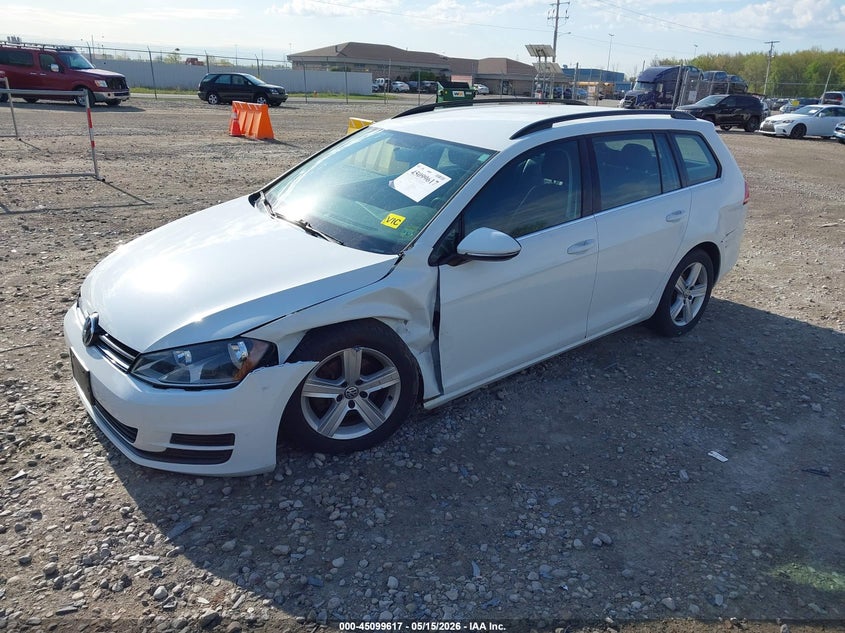 2015 Volkswagen Golf Sportwagen Tdi S 4-Door VIN: 3VWCA7AU7FM502964 Lot: 45099617