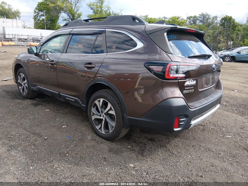 Vin: 4s4btgnd1l3250334, lot: 45597220, subaru outback limited xt 20203